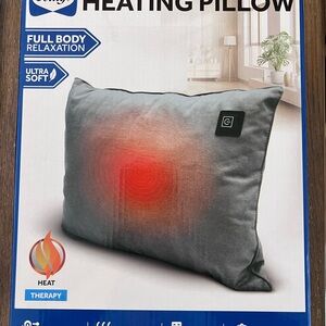 Serta Gray Heating Pillow